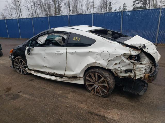 2HGFG4A5XFH100975 - 2015 HONDA CIVIC SI WHITE photo 2