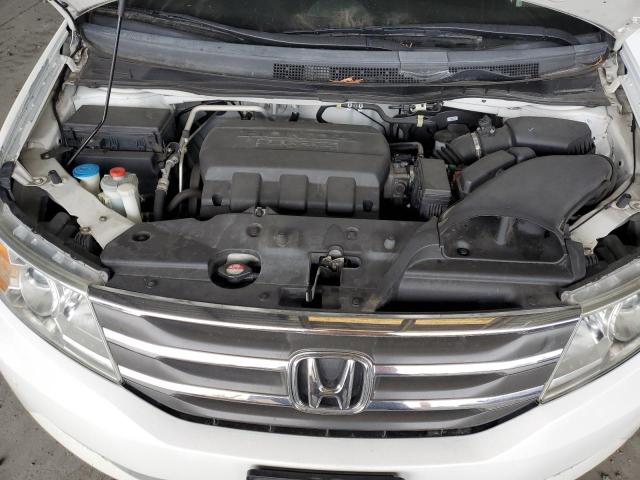5FNRL5H90BB045846 - 2011 HONDA ODYSSEY TOURING WHITE photo 12