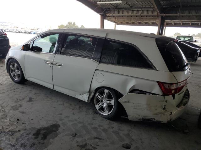 5FNRL5H90BB045846 - 2011 HONDA ODYSSEY TOURING WHITE photo 2