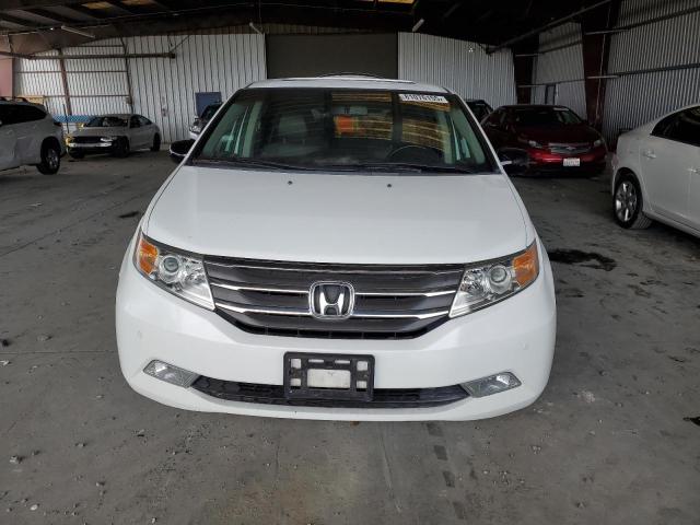 5FNRL5H90BB045846 - 2011 HONDA ODYSSEY TOURING WHITE photo 5