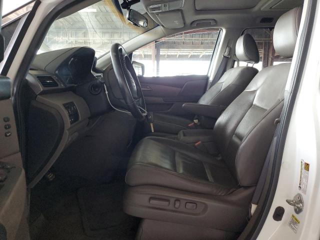 5FNRL5H90BB045846 - 2011 HONDA ODYSSEY TOURING WHITE photo 7