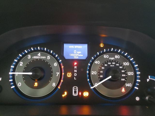 5FNRL5H90BB045846 - 2011 HONDA ODYSSEY TOURING WHITE photo 9