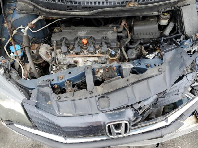 2HGFG3B56EH505786 - 2014 HONDA CIVIC LX BLUE photo 11