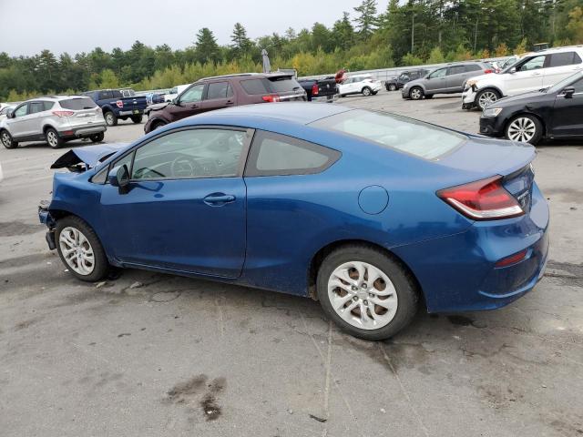 2HGFG3B56EH505786 - 2014 HONDA CIVIC LX BLUE photo 2