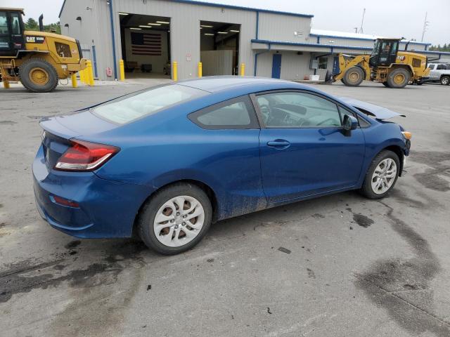 2HGFG3B56EH505786 - 2014 HONDA CIVIC LX BLUE photo 3