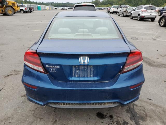 2HGFG3B56EH505786 - 2014 HONDA CIVIC LX BLUE photo 6