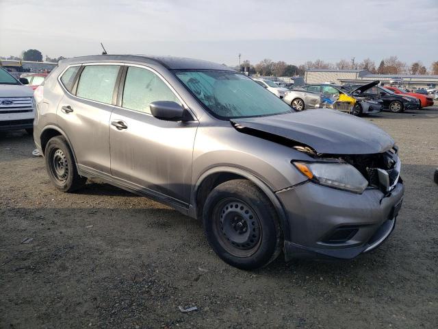 KNMAT2MT2GP691397 - 2016 NISSAN ROGUE S GRAY photo 4