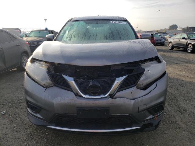 KNMAT2MT2GP691397 - 2016 NISSAN ROGUE S GRAY photo 5