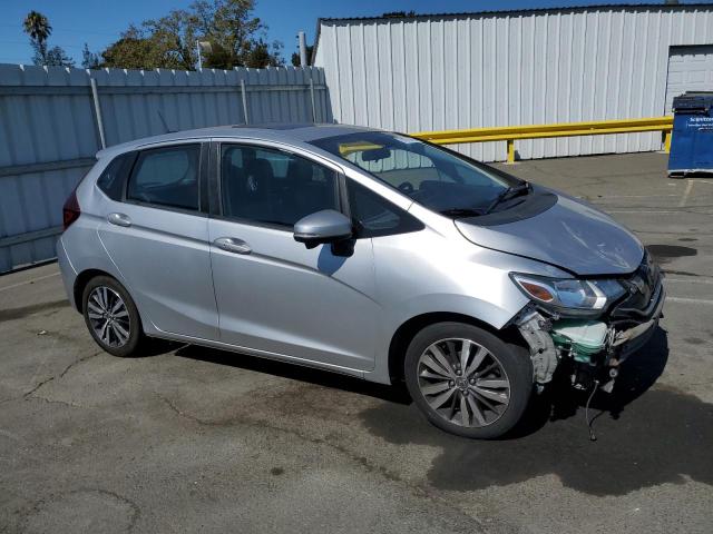 3HGGK5H82FM785502 - 2015 HONDA FIT EX Сріблястий фото 4