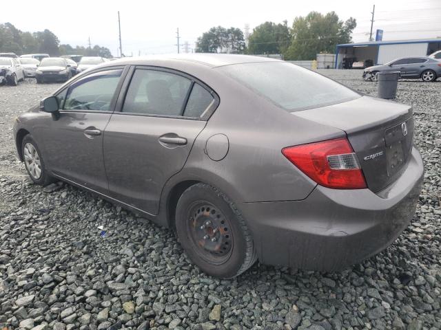 19XFB2F58CE336297 - 2012 HONDA CIVIC LX GRAY photo 2