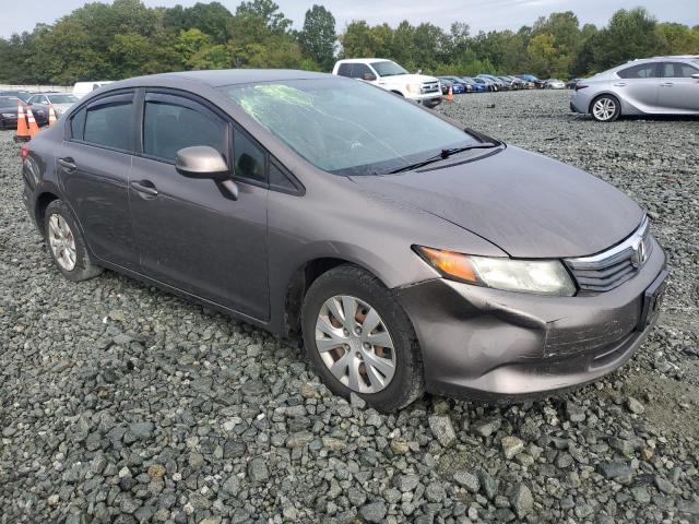 19XFB2F58CE336297 - 2012 HONDA CIVIC LX GRAY photo 4