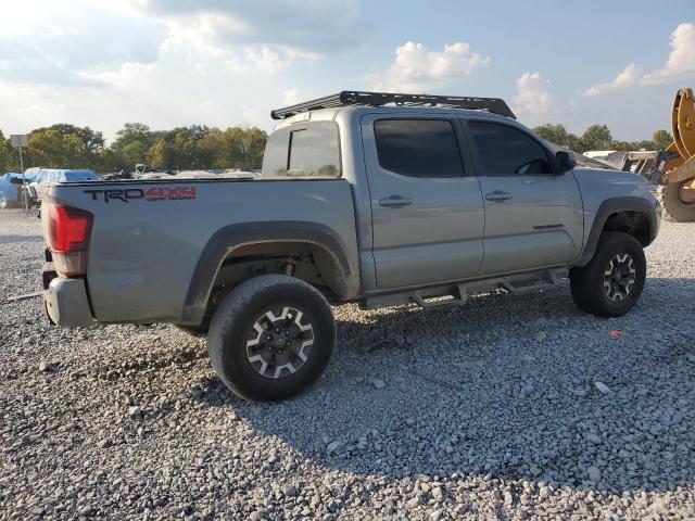 3TMCZ5AN8KM239628 - 2019 TOYOTA TACOMA DOUBLE CAB GRAY photo 3
