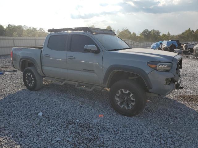 3TMCZ5AN8KM239628 - 2019 TOYOTA TACOMA DOUBLE CAB GRAY photo 4