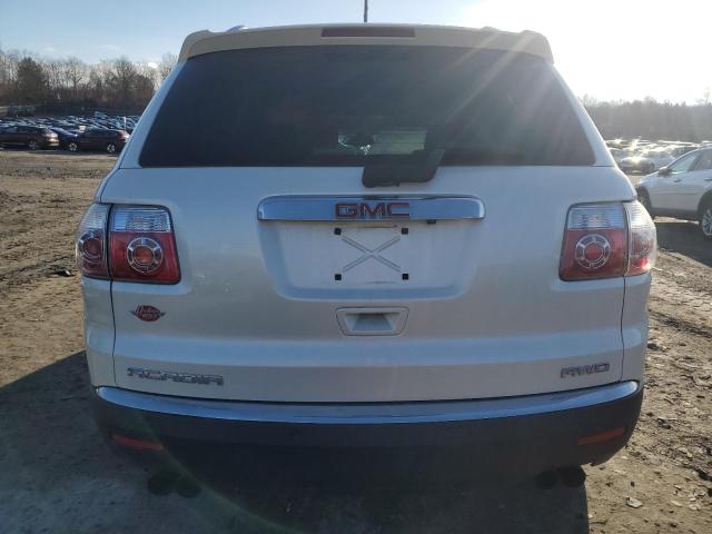 1GKKVRED6BJ372597 - 2011 GMC ACADIA SLT-1 WHITE photo 6