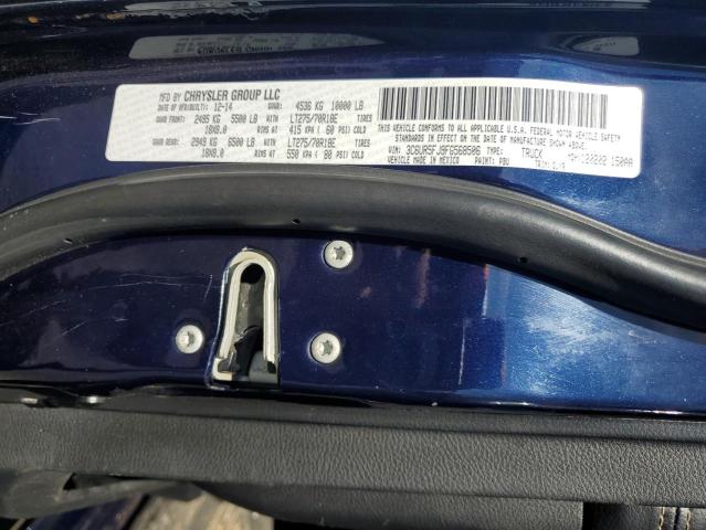 3C6UR5FJ9FG568506 - 2015 RAM 2500 LARAMIE ლურჯი ფოტო 12