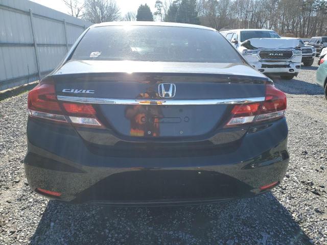 2HGFB2F59DH576630 - 2013 HONDA CIVIC LX BLACK photo 6