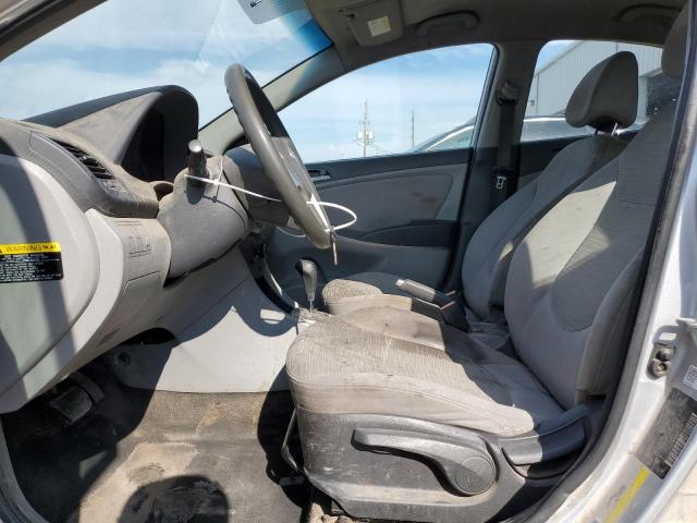 KMHCT4AE7HU265701 - 2017 HYUNDAI ACCENT SE SILVER photo 7