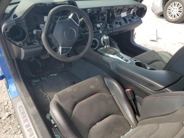 1G1FK1R63J0182742 - 2018 CHEVROLET CAMARO ZL1 蓝色 照片 8