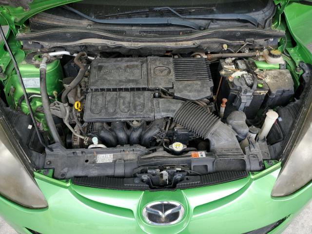JM1DE1KY7D0167697 - 2013 MAZDA MAZDA2 绿色 照片 11