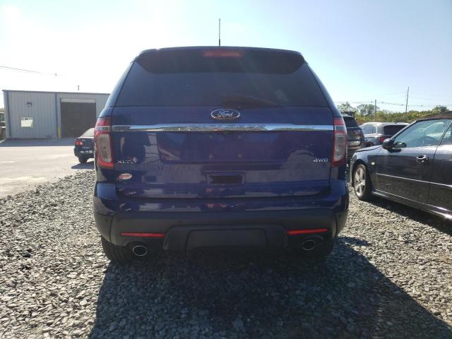 1FM5K8D86DGA52661 - 2013 FORD EXPLORER XLT Կապույտ լուսանկար 6