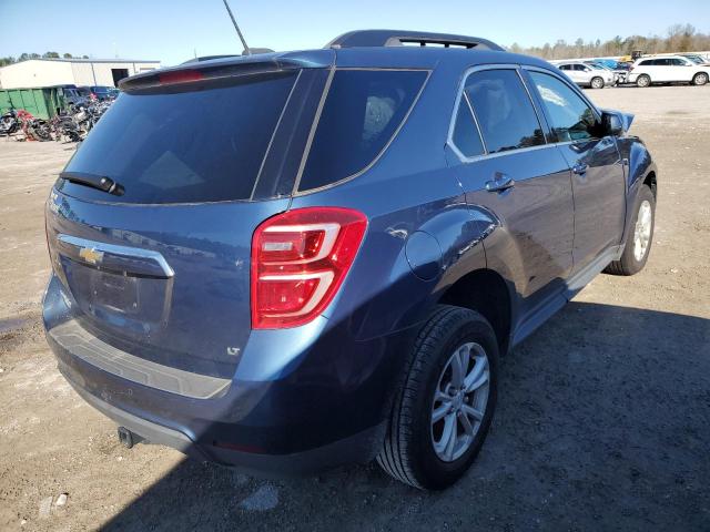 2GNALCEK4H6161680 - 2017 CHEVROLET EQUINOX LT BLUE photo 3