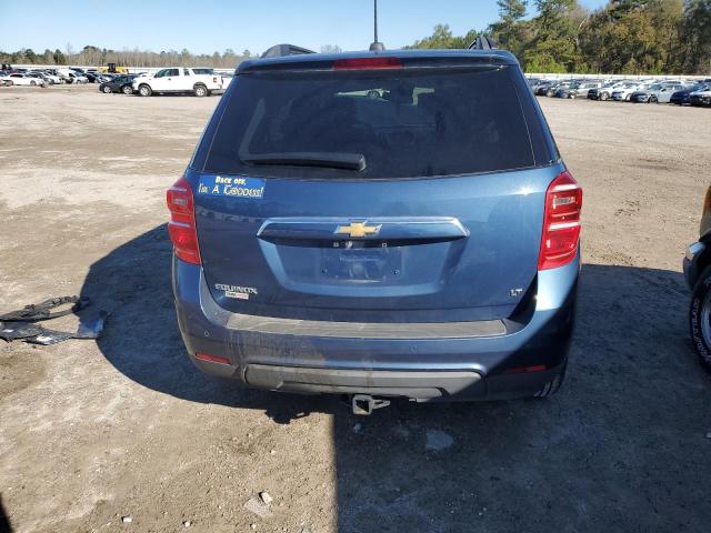 2GNALCEK4H6161680 - 2017 CHEVROLET EQUINOX LT BLUE photo 6