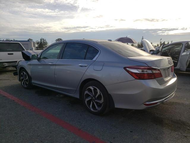 1HGCR2F82HA009916 - 2017 HONDA ACCORD EXL SILVER photo 2