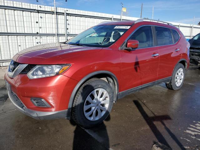 KNMAT2MV2GP672656 - 2016 NISSAN ROGUE S RED photo 1