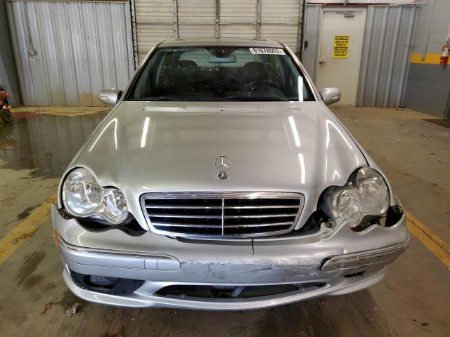 WDBRF52H97F907857 - 2007 MERCEDES-BENZ C 230 SILVER photo 5