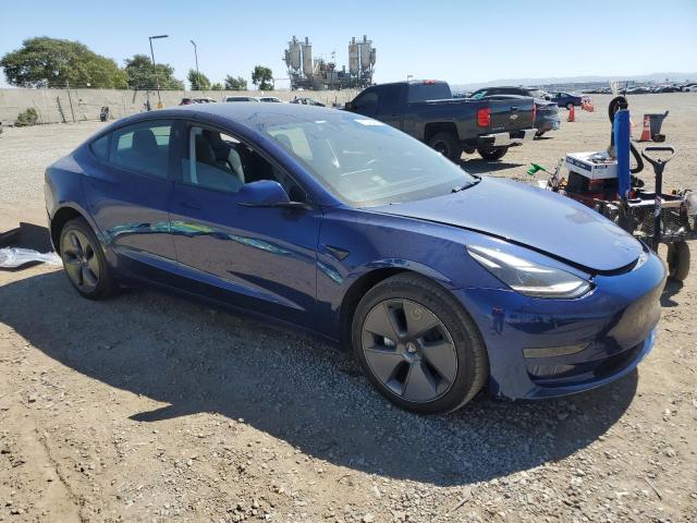 5YJ3E1EA1PF476517 - 2023 TESLA MODEL 3 蓝色 照片 4