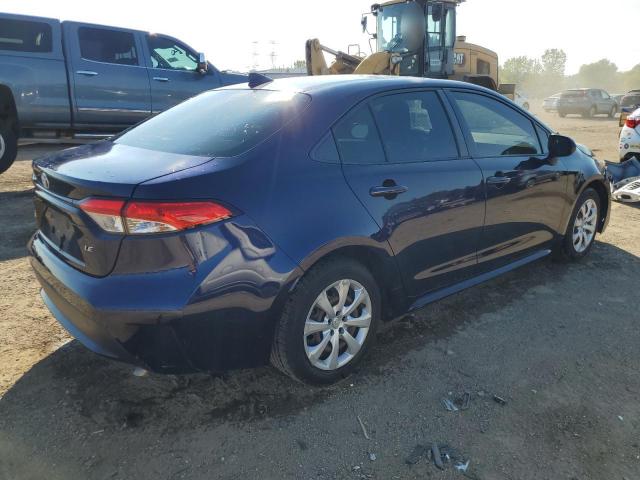 JTDEPRAE5LJ011607 - 2020 TOYOTA COROLLA LE ლურჯი ფოტო 3