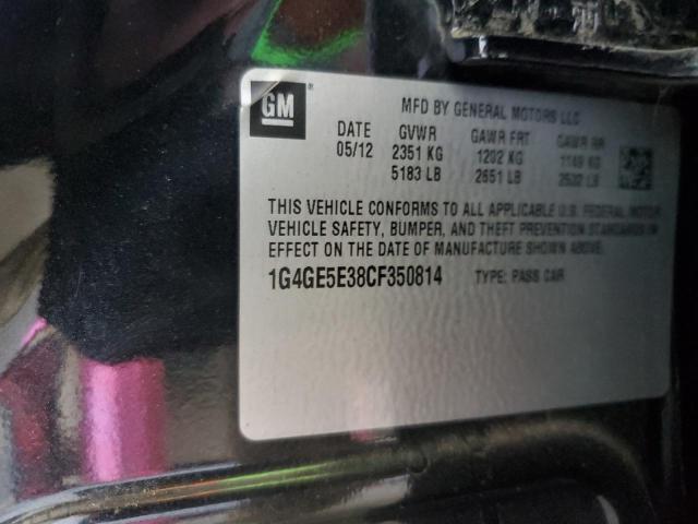 1G4GE5E38CF350814 - 2012 BUICK LACROSSE PREMIUM Noir photo 13