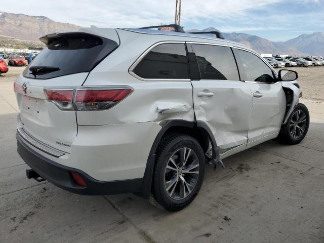 5TDJKRFH2GS294900 - 2016 TOYOTA HIGHLANDER XLE WHITE photo 3