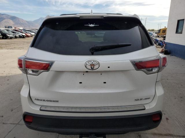 5TDJKRFH2GS294900 - 2016 TOYOTA HIGHLANDER XLE WHITE photo 6