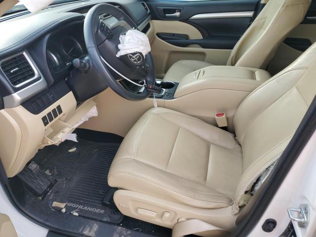 5TDJKRFH2GS294900 - 2016 TOYOTA HIGHLANDER XLE WHITE photo 7