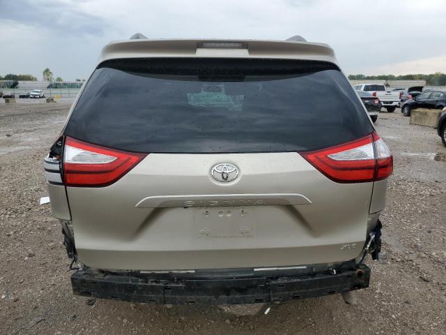 5TDYK3DC2FS687328 - 2015 TOYOTA SIENNA XLE BEIGE photo 6