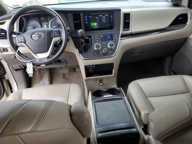 5TDYK3DC2FS687328 - 2015 TOYOTA SIENNA XLE BEIGE photo 8
