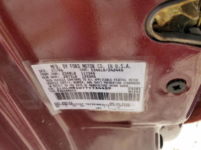 1LNLM81W7TY734459 - 1996 LINCOLN TOWN CAR EXECUTIVE BURGUNDY photo 12