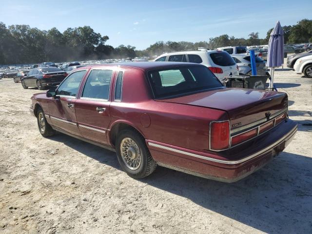 1LNLM81W7TY734459 - 1996 LINCOLN TOWN CAR EXECUTIVE BURGUNDY photo 2