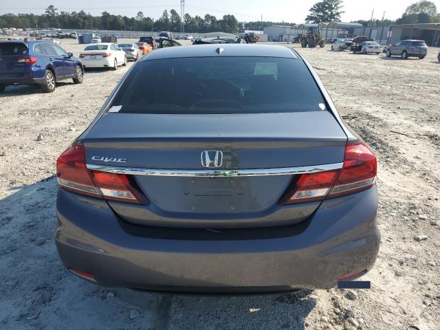 2HGFB2F94FH500481 - 2015 HONDA CIVIC EXL GRAY photo 6