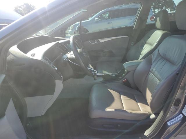 2HGFB2F94FH500481 - 2015 HONDA CIVIC EXL GRAY photo 7