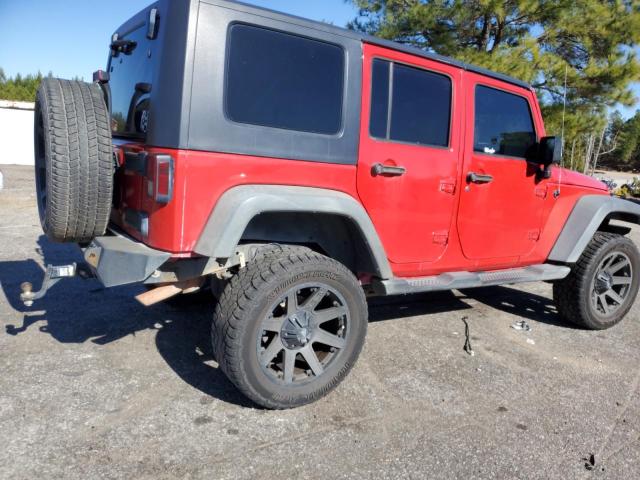 1J4GB39197L136393 - 2007 JEEP WRANGLER X RED photo 3