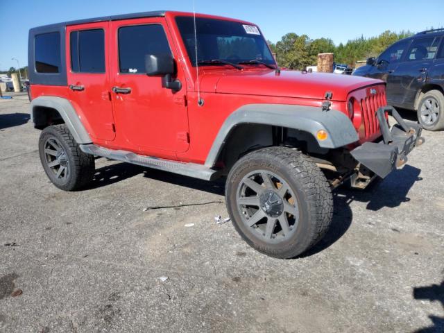 1J4GB39197L136393 - 2007 JEEP WRANGLER X RED photo 4