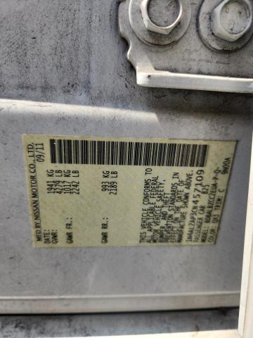 1N4AL2AP3CN457109 - 2012 NISSAN ALTIMA BASE თეთრი ფოტო 12