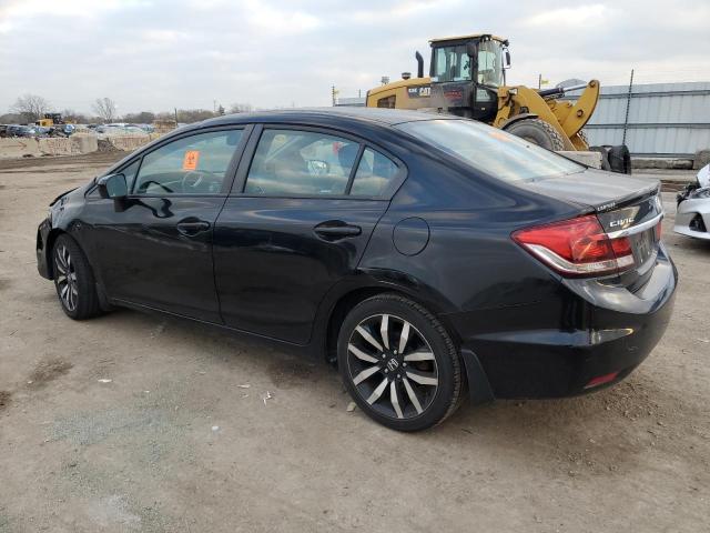 2HGFB2F94EH503136 - 2014 HONDA CIVIC EXL შავი ფოტო 2