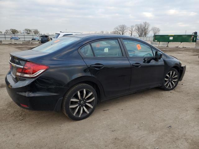2HGFB2F94EH503136 - 2014 HONDA CIVIC EXL შავი ფოტო 3