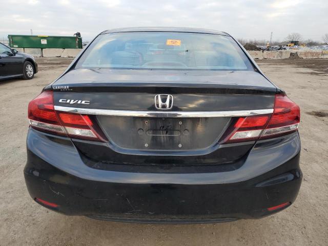 2HGFB2F94EH503136 - 2014 HONDA CIVIC EXL შავი ფოტო 6