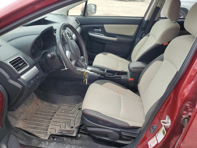 JF2GPABC3H8215538 - 2017 SUBARU CROSSTREK PREMIUM RED photo 7