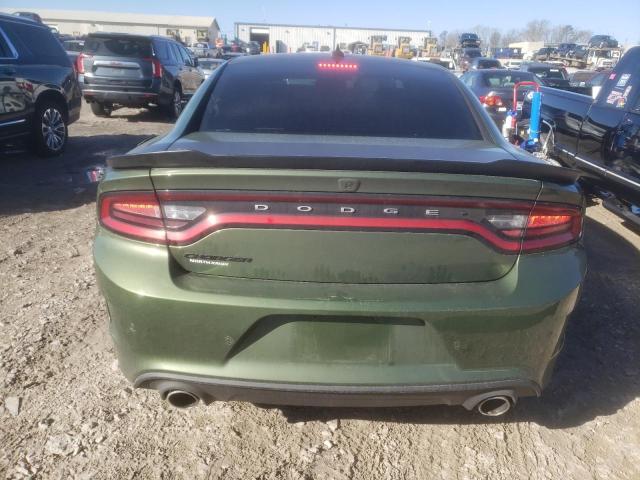 2C3CDXCT6PH512890 - 2023 DODGE CHARGER R/T GREEN photo 6