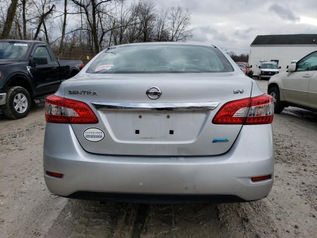 3N1AB7AP8DL609268 - 2013 NISSAN SENTRA S SILVER photo 6